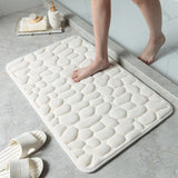 Embossed Coral Fleece Bath Rug